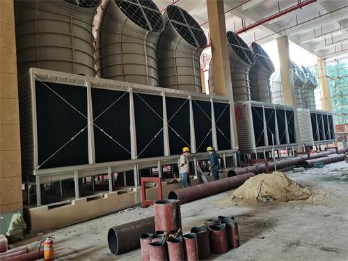 冷卻塔已啟動 冷卻塔已啟動