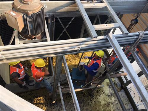 橫流式冷卻塔的作用是什么?(橫流式冷卻塔填料更換視頻)